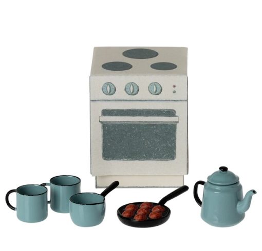 Maileg Madam Blues Favourites Cooking Set - Little French Heart