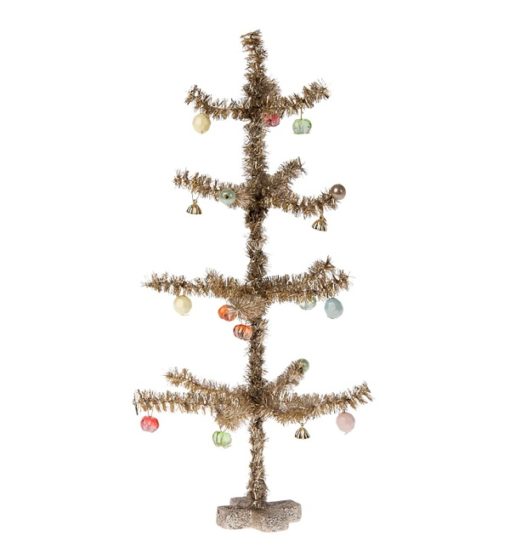 Maileg Miniature Christmas Tree Small gold - Little French Heart