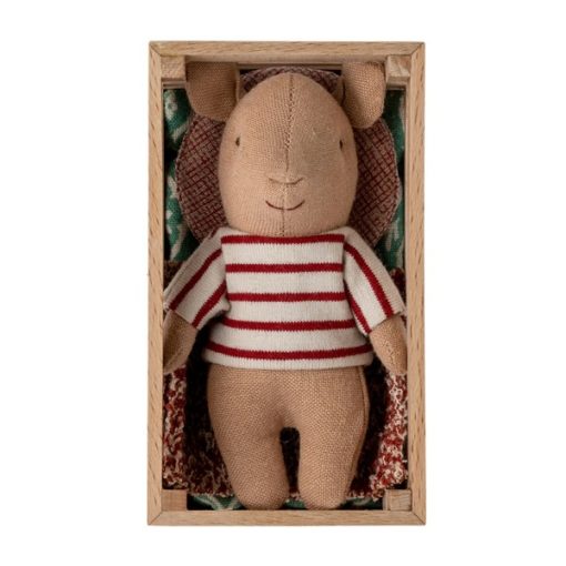 Maileg Pig in Box Baby Girl - Little French Heart