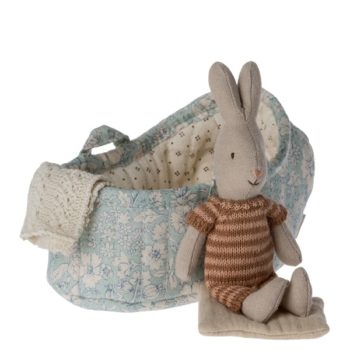 Maileg Rabbit in Carry Cot Micro assorted - Little French Heart 1