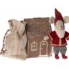 Maileg Santa Mouse with House - Little French Heart