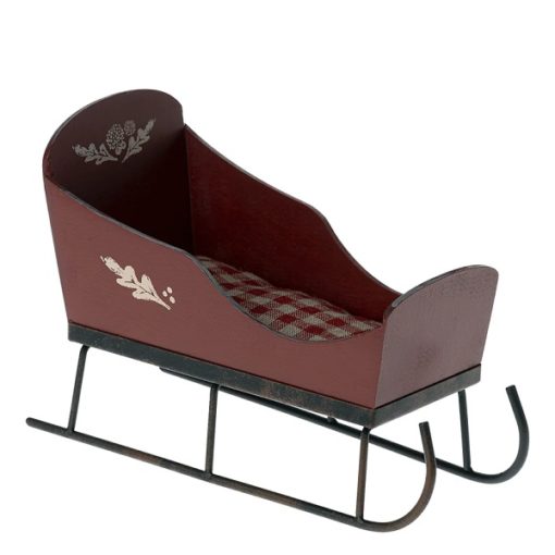Maileg Sleigh for Mini Pixy red - Little French Heart