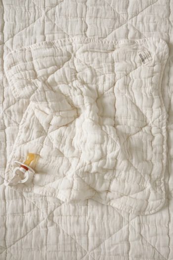 New Grain quilted lovie for baby - Little French Heart