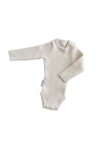 Ziggy Lou Biscotti Fleck Bodysuit Little French Heart