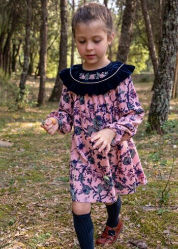Bachaa Barbara Dress with Flower Print - Little French Heart