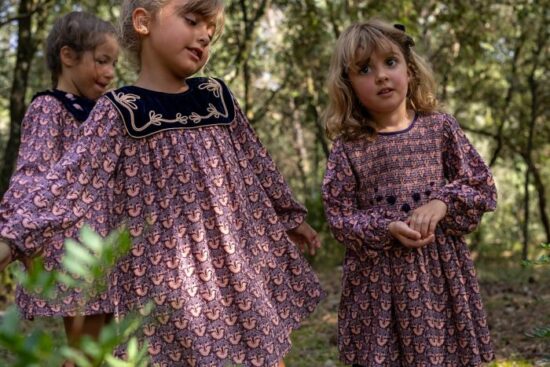 Bachaa Fox Print Beautiful Girlswear - Little French Heart