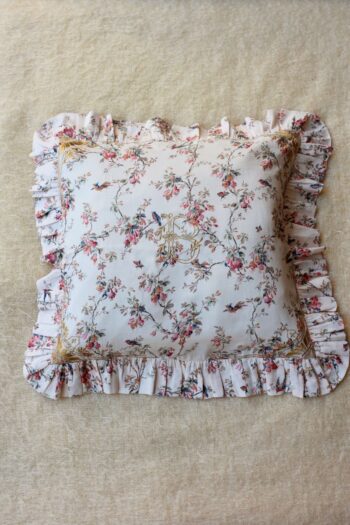 Bonjour Pillowcase Birds and Flowers - Little French Heart