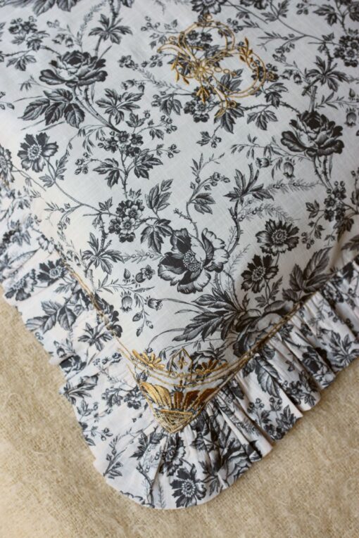 Bonjour Pillowcase Tapestry Print - Little French Heart