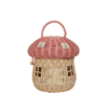 Olli Ella-Rattan Mushroom Basket-Musk Little French Heart