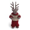Gry & Sif Deer Boy Small Grey with sweater & pants - Little French Heart
