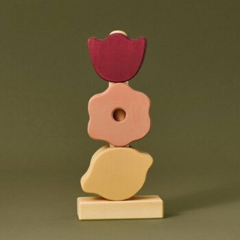 Raduga Grez Flowers Stacking Tower - Little French Heart