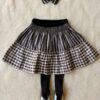 Bonjour Lurex Skirt & Bow girlswear - Little French Heart
