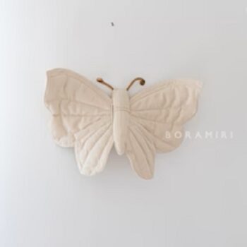 Boramiri Dreaming Butterfly Ecru - Little French Heart