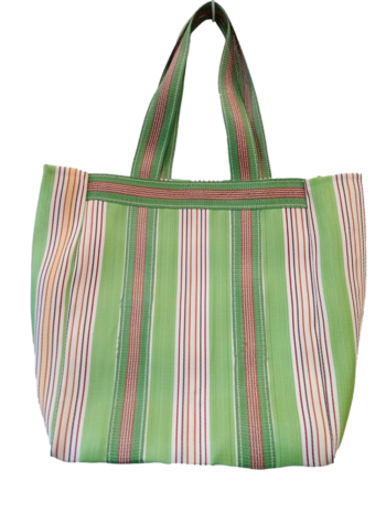 Parisian Cool Recyled Beach Bag - French Green