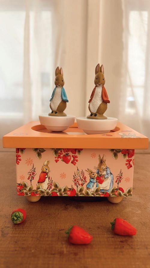 Trousellier Peter Rabbit Dancing Box Strawberries close - Little French Heart
