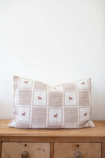 New Grain Patchwork Pillow case Pony - Little French Heart