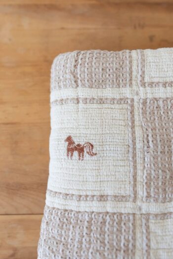 New Grain Patchwork Pillow case Pony beautiful weave - Little French Heart