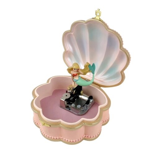 Trousellier Music Box Mermaid in the Seashell open - Little French Heart