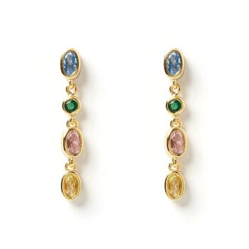 Arms of Eve Isadora Earring - Multi Blue - Little French Heart