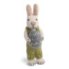 Gry & Sif Bunny Small White pants & blue egg - Little French Heart 1