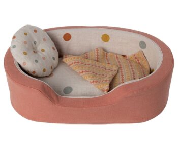 Maileg Cosy Basket Small coral - Little French Heart