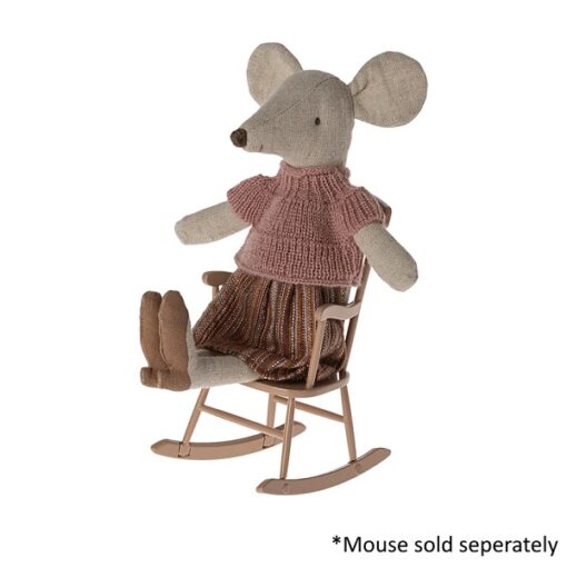 Maileg Rocking Chair Mouse dark powder - Little French Heart