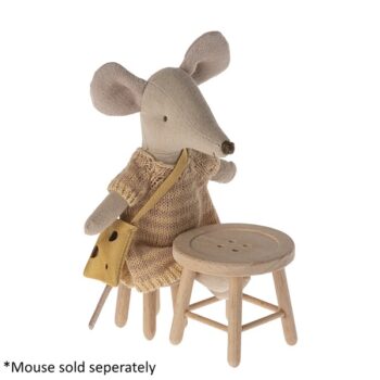 Maileg Table And Stool Set Mouse - Little French Heart