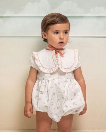 Cosmosophie bella romper bloom Spanish style for baby - Little French Heart