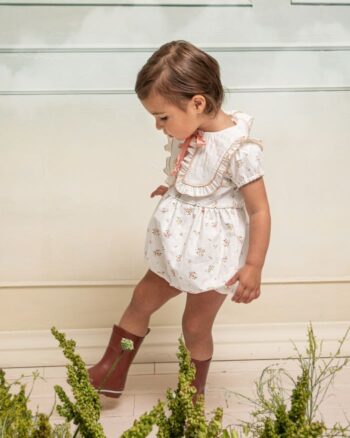 Cosmosophie bella romper bloom for sweet babes - Little French Heart
