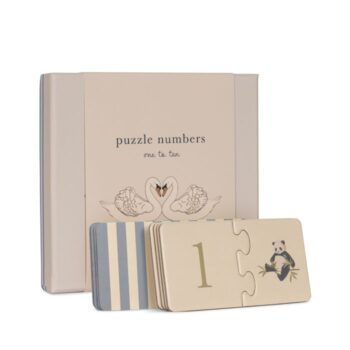 KS100178 - CARDBOARD PUZZLE NUMBERS FSC - Little French Heart