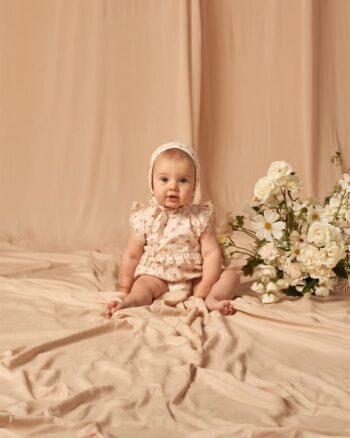 Noralee Alice Romper Tulips babywear - Little French Heart