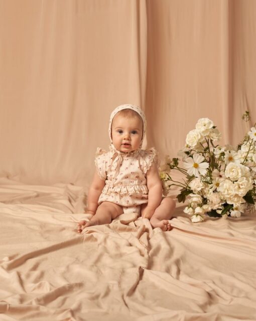 Noralee Alice Romper Tulips babywear - Little French Heart
