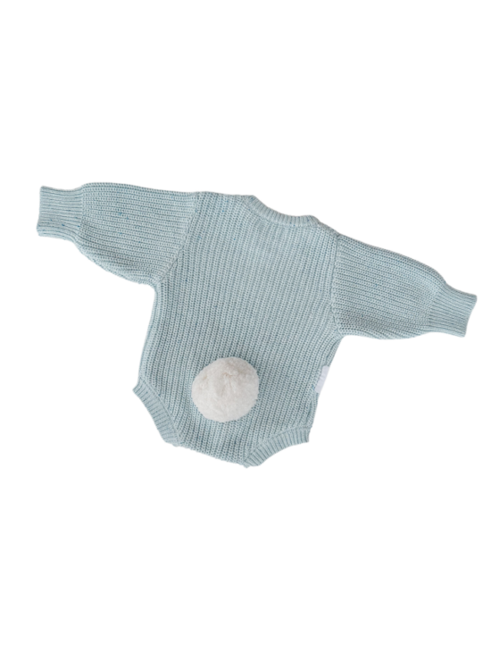 Ziggy Lou Easter Bubble Romper Aero Fleck - Little French Heart