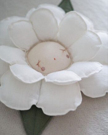 Boramiri Dream Flower Double Rose White Made in France - Little French Heart