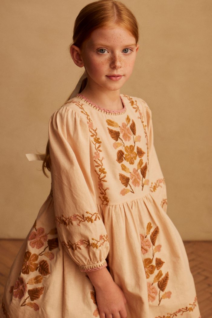 新品未使用】Penelope Dress - Pink Sand 2-3y