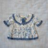 Bonjour Baby Bloomer and blouse tapestry set - Little French Heart