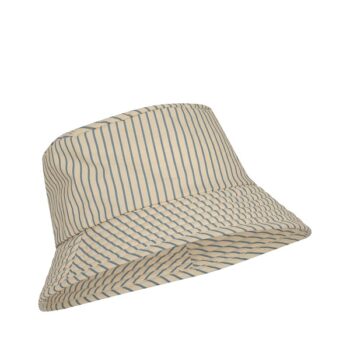 Konges Slojd - Asnou Bucket Hat - Stripe Bluie - Little French Heart