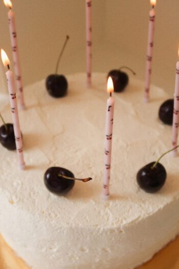 Konges Slojd - Birthday Candles Print - Cherry - Little French Heart