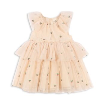 Konges Slojd - Feya Fairy Dress - Cherry Glitter - Little French Heart