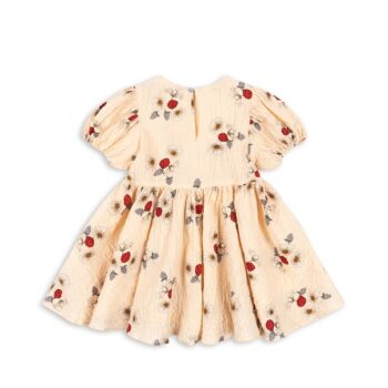 Konges Slojd - Vida Puff Sleeve Dress Gots - ladybug Little French Heart