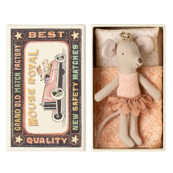 Maileg Princess Mouse in a Matchbox