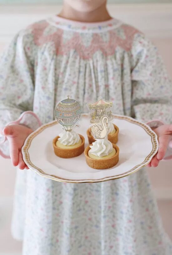 Paris Cake Toppers for Parties - Little French Heart