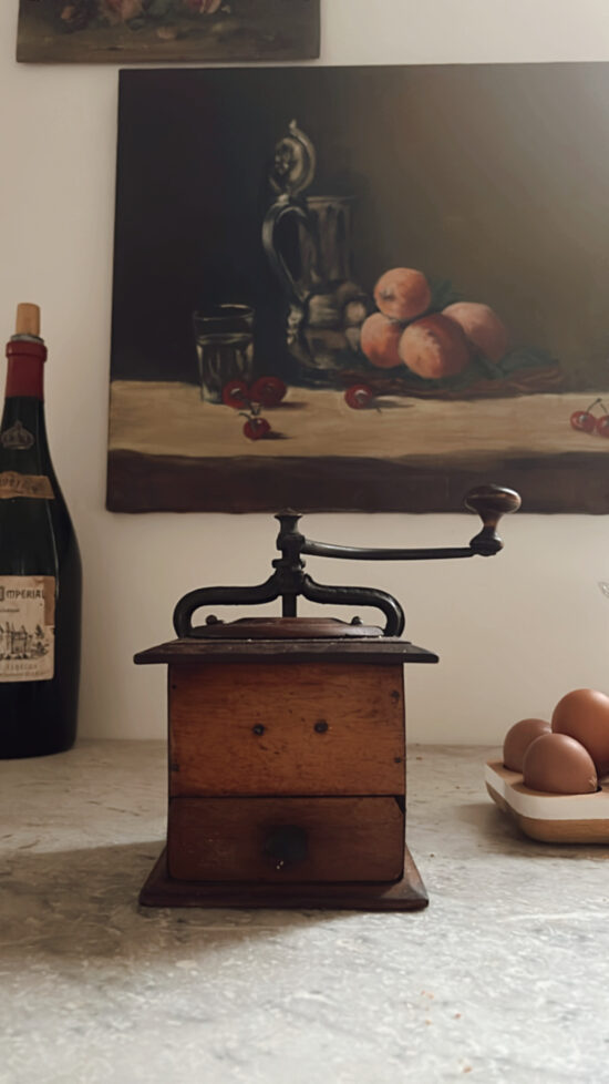 French Brocante Coffee Grinder - Little French Heart