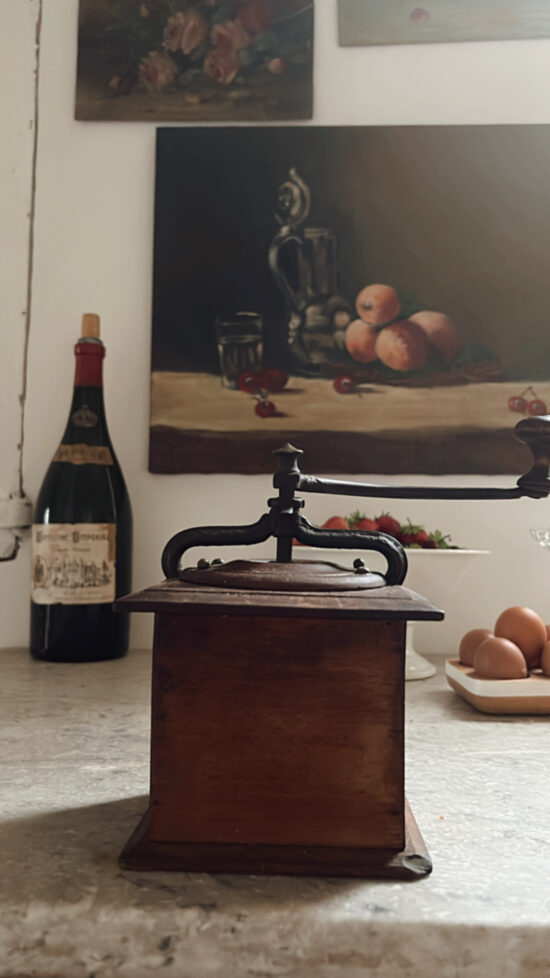French Coffee Grinder - Little French Heart