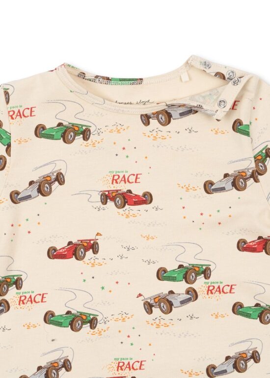 Konges Slojd Basic Onesie GOTS ~ Grand Prix - Little French Heart