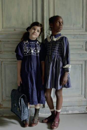 Bonjour Long Navy Margot dress - Little French Heart