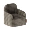 Maileg Chair Mouse Green Checker - Little French Heart