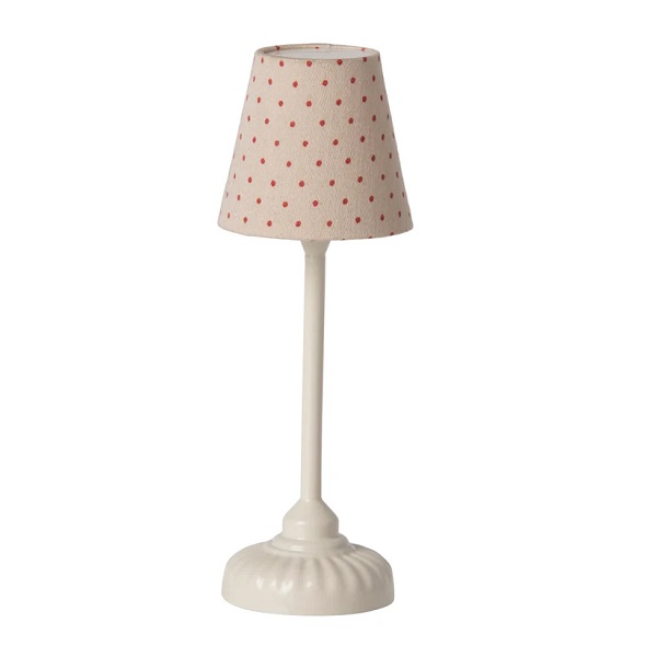 Maileg Vintage Floor Lamp Mouse Sand 1 Maileg Vintage Floor Lamp Mouse Sand - Little French Heart