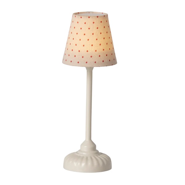 Maileg Vintage Floor Lamp Mouse Sand 2 Maileg Vintage Floor Lamp Mouse Sand - Little French Heart