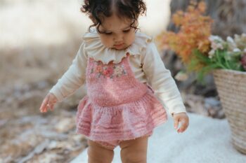 Wild Wawa Amelia Romper Rosewood - Little French Heart